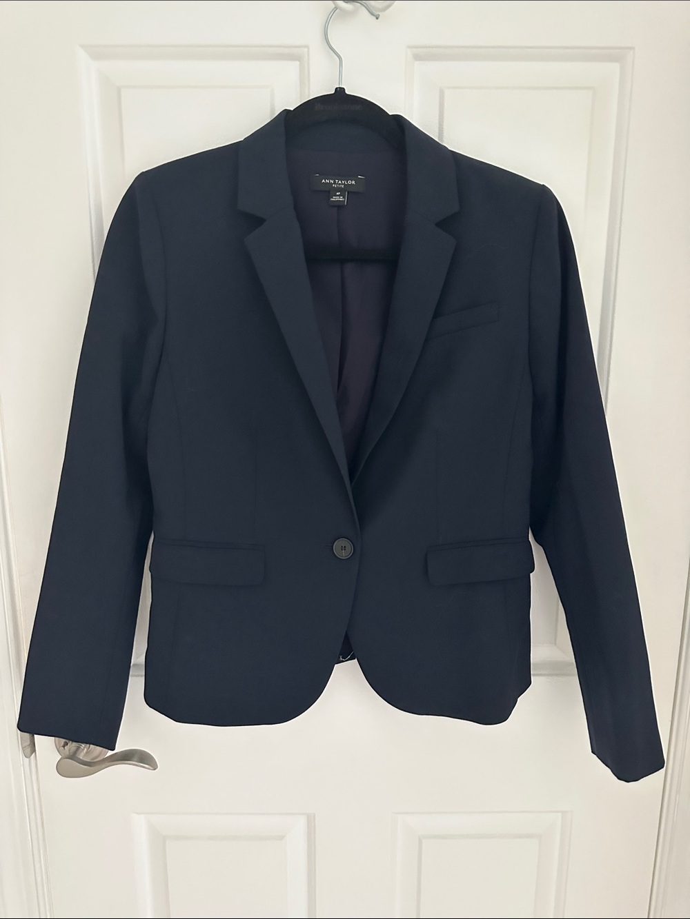 Ann Taylor Navy Blue Blazer